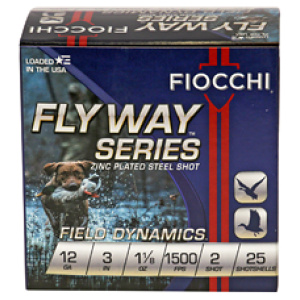 FIOCCHI 12GA #2 FLYWAY STEEL 25/250
