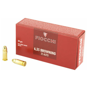 FIOCCHI 25ACP 50GR FMJ 50/1000