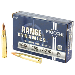 FIOCCHI 30-06 150GR FMJBT 20/200