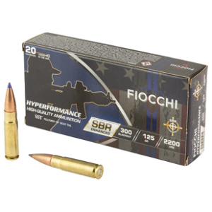 FIOCCHI HYPR SBR 300BLK 125GR 20/200