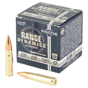 FIOCCHI RNG DYNA 300BLK 220GR 25/500