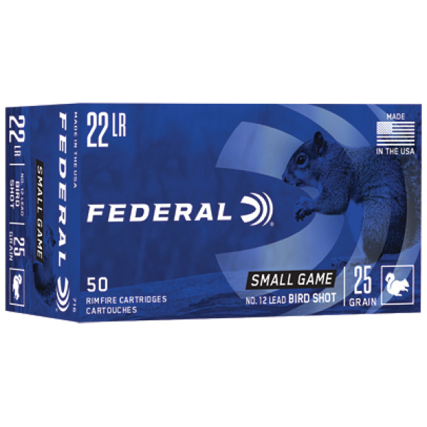 FED GMSHK 22LR #12 LD SHOT  50/2500