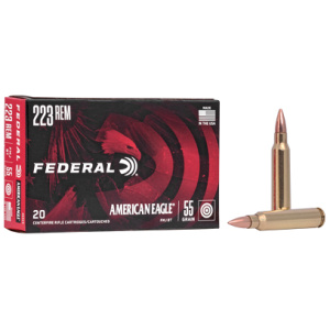 FED AM EAGLE 223REM 55G FMJ BT20/500