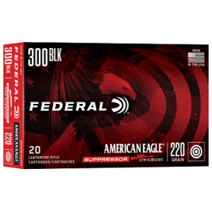 FED AE SUPPRESSOR 300BLK 220GR OT 20