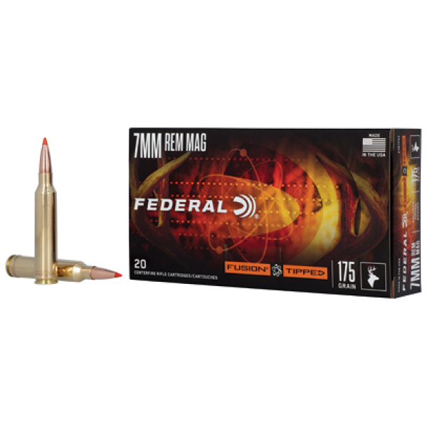 FUSION TIPPED 7MM REM 175GR 20/200