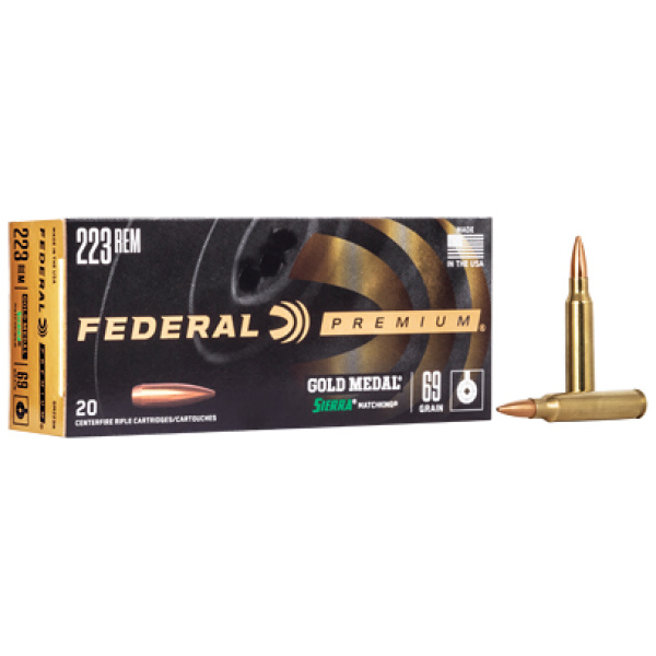 FED GOLD MDL 223REM 69GR BTHP 20/200