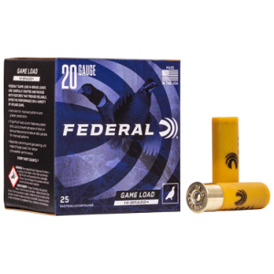 FED GAME LOAD 20GA 2.75 #6 25/250