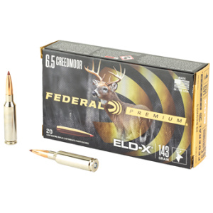 FED PREM 6.5CRD 143GR ELD-X 20/200