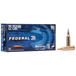 FED V&P 22-250REM 55GR V-MAX 20/200