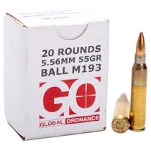 GO 556NATO M193 55GR FMJ 20/1000