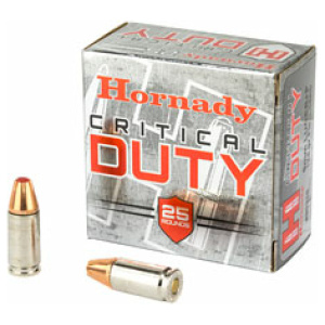 HRNDY 9MM+P 124GR CRT DUTY 25/250