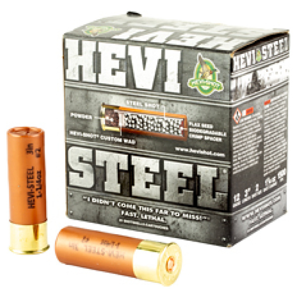 HEVI STEEL 12GA 3" #2 25/250