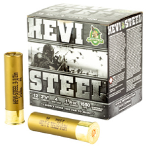HEVI STEEL 12GA 3.5" #4 25/250