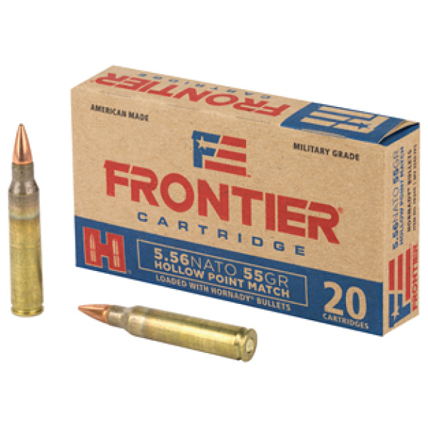 FRONTIER 556NATO 55GR HP MTCH 20/500