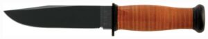 KA-BAR MARK I NAVY KNIFE - 5-1/8" W/LEATHER SHEATH USN