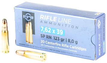 PPU 7.62X39 SP 123GR 20/1000
