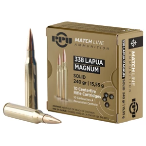 PPU 338 LAPUA MAG MATCH 240GR 10/200