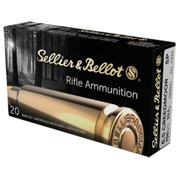 S&B 6.5 CREED 156GR SP 20/500