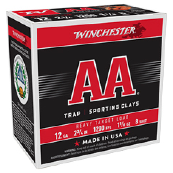 WIN AA HVY TRGT 12GA 2.75" #8 25/250