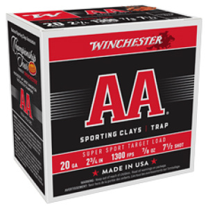 WIN AA SPRT SC 20GA 2.75 #7.5 25/250