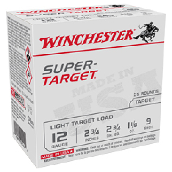 WIN SUPERTARGET 12GA 2.75" #9 25/250