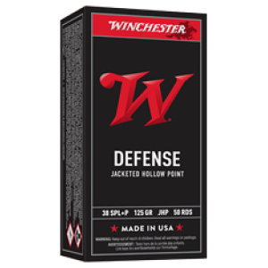 WIN USA 38SPL+P 125GR JHP 50/500