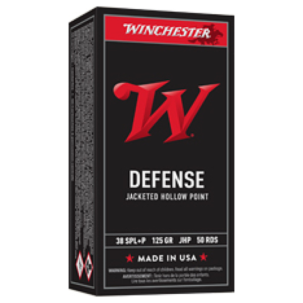 WIN USA 38SPL+P 125GR JHP 50/500