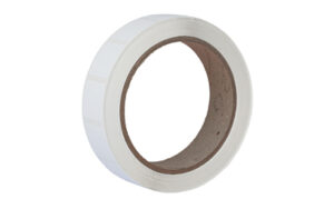 White adhesive tape roll isolated on white background