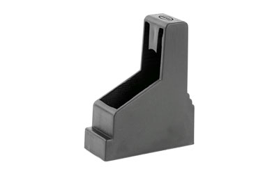 Black plastic magazine loader accessory