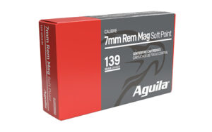 7mm Rem Mag Soft Point ammunition box
