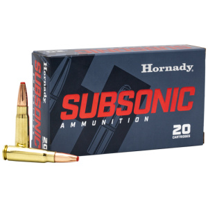 HORNADY SUBSONIC 7.62X39 - 255GR SUB-X 20RD 10BX/CS