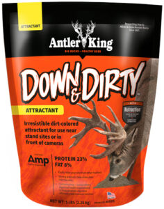 Antler King Down & Dirty deer attractant package