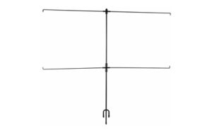 Outdoor TV antenna with long reception rods