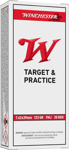 Winchester target practice ammunition box 7.62x39mm