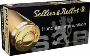 Sellier & Bellot 9mm handgun ammunition box