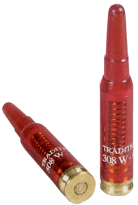 Red .308 Winchester snap caps for safe firearm practice