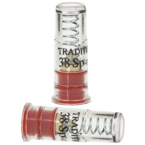Dummy .38 Special training rounds with springs