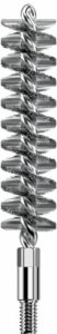 Metal brush for cleaning firearm barrels.
