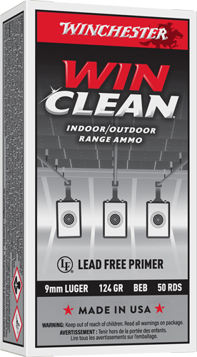 WINCHESTER WINCLEAN 9MM LUGER - 124GR JSP 50RD 10BX/CS