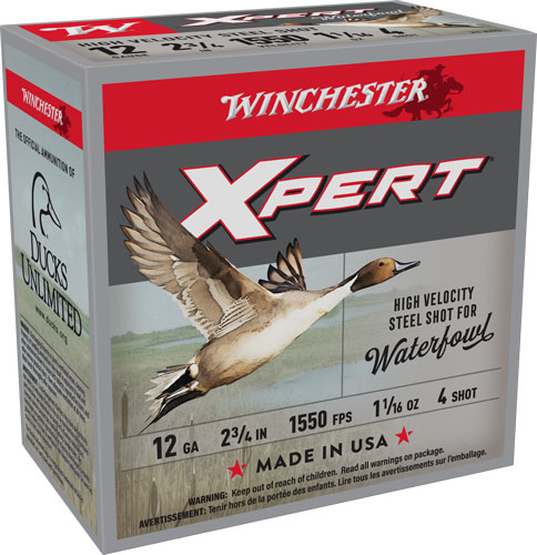WINCHESTER XPERT 12GA 2.75" - 1-1/16OZ #4 1500FPS 25RD 10B/C - Image 2