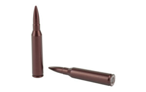 Two brown bullet-shaped objects on white background.