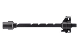 Black architectural tool with serrated edges