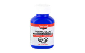 Perma Blue gun blue liquid bottle.