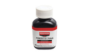 Birchwood Presto Mag liquid gun blue bottle.