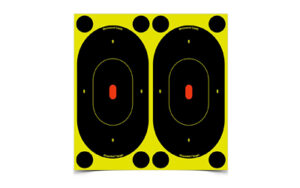 Splatter target for accurate shooting practice.