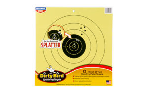 Dirty Bird splatter target for shooting practice.