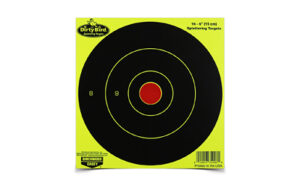 Splattering target shooting practice design