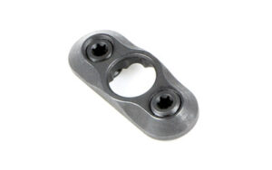Metal bike chain tensioner with two screws