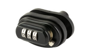 Black combination trigger lock for firearms security