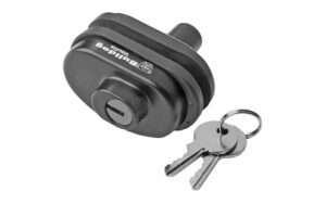 Gun trigger lock with two keys